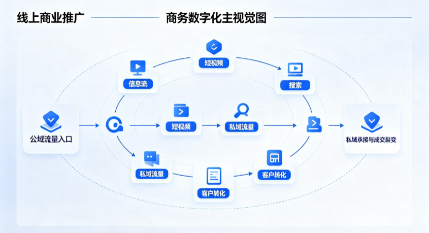 盐池县线上商业推广怎么做？全域流量闭环搭建与低成本转化实战指南